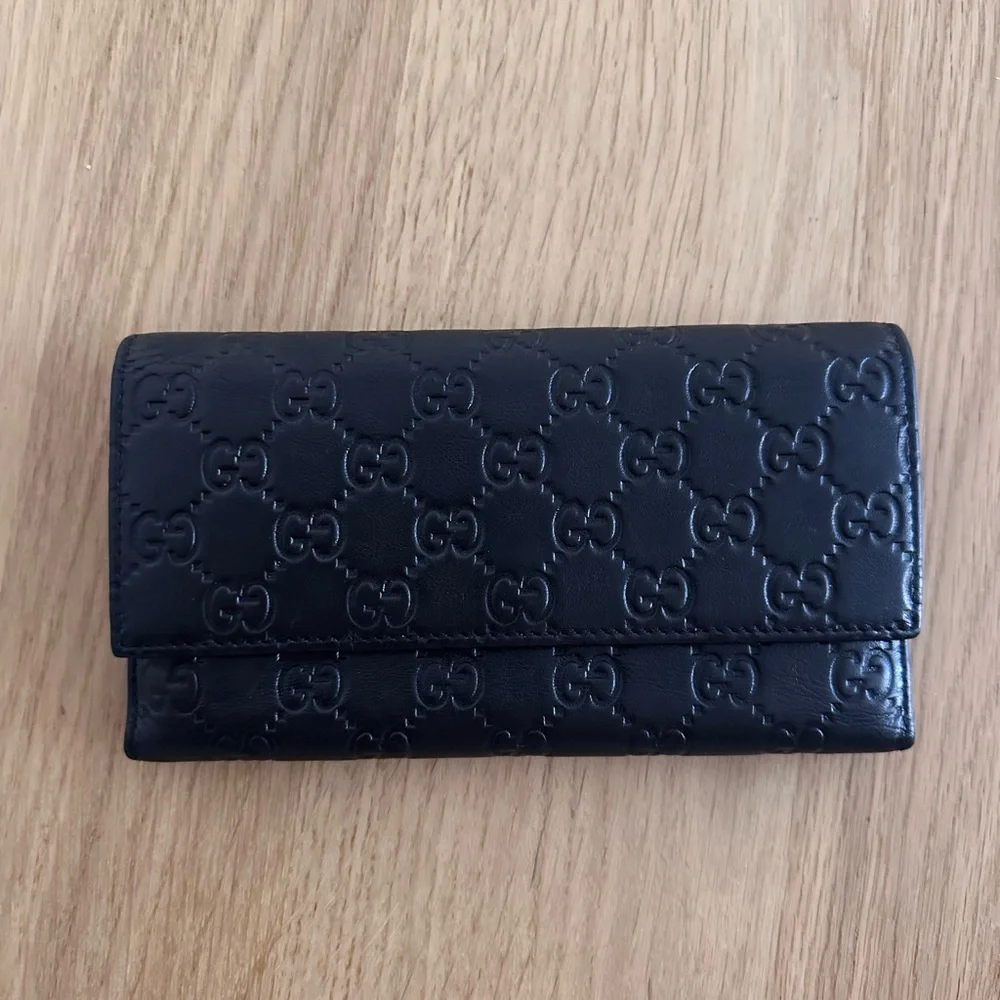 Gucci Signature Guccisissima Long flap Wallet - Picture 3 of 15